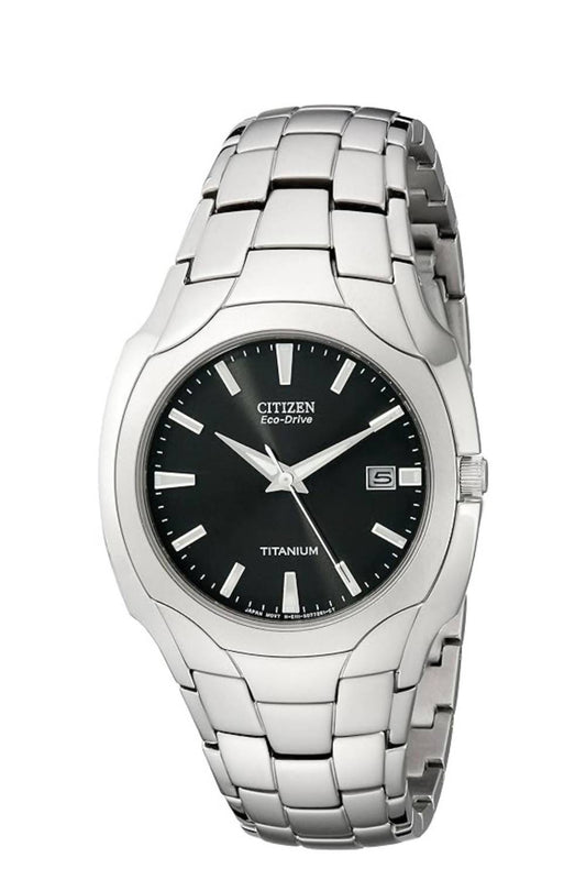 Citizen - Men's Eco-Drive 38mm Titanium Bracelet Watch