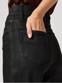 Paige Anessa Wide Leg Jean in black - women's jeans - view 4