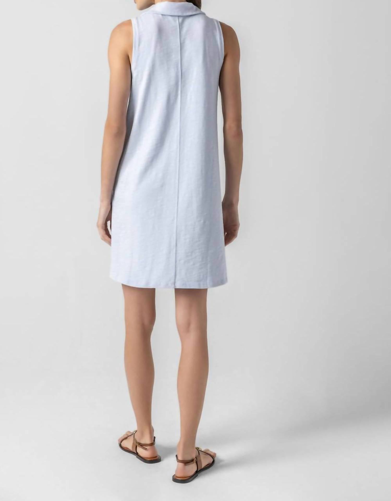 Lilla P - Sleeveless Collared Dress