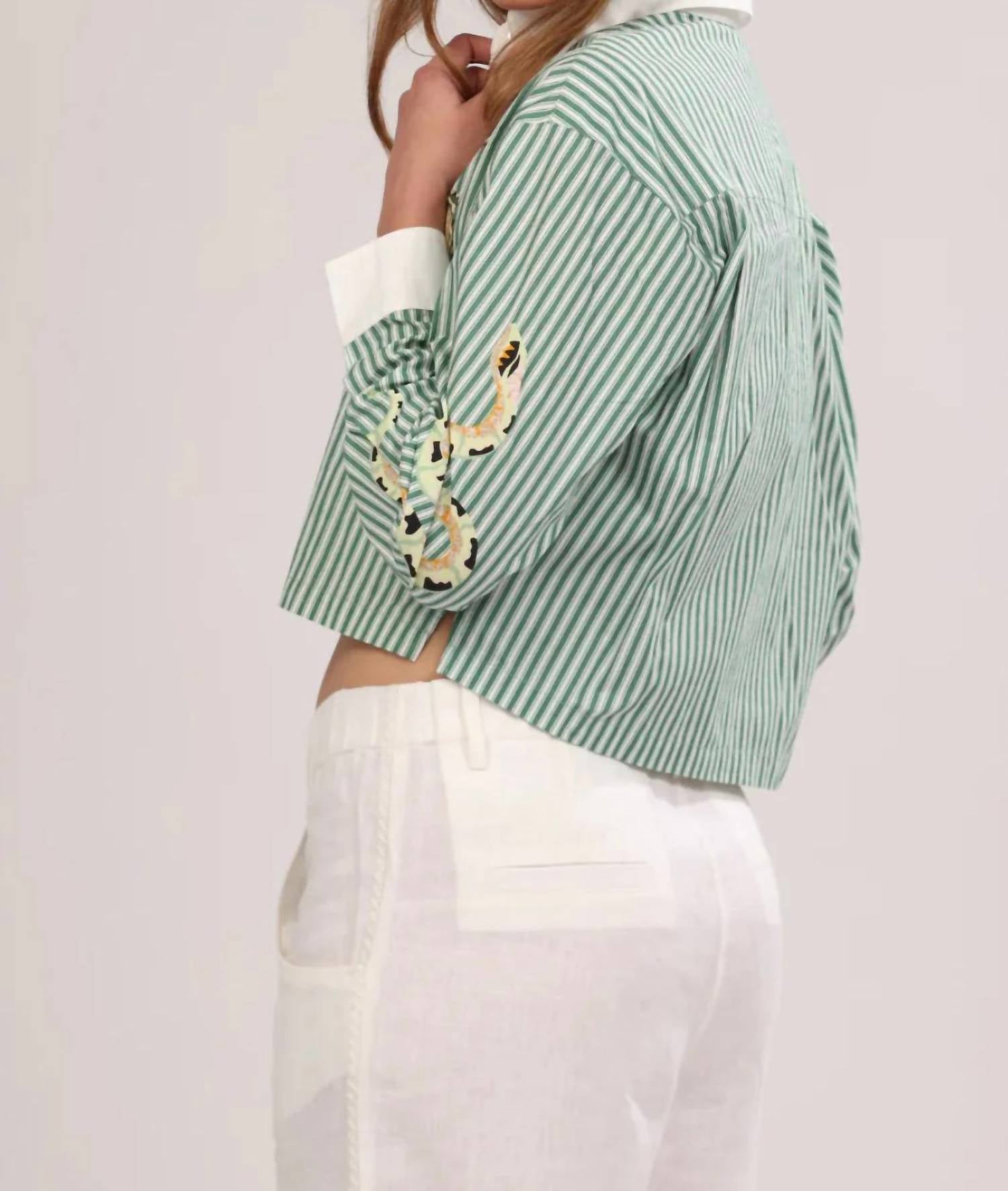 Las Sureñas - Poplin Cropped Shirt