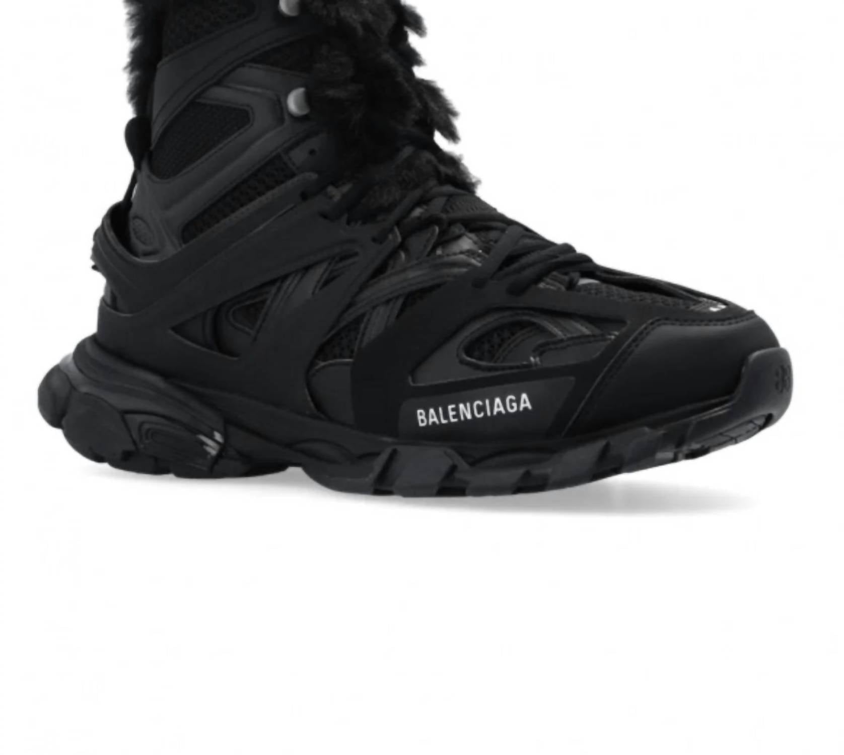 Balenciaga - Unisex - Track Hike Faux Fur-lined Sneakers