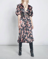 The Kooples - Floral Puff-sleeve Dress
