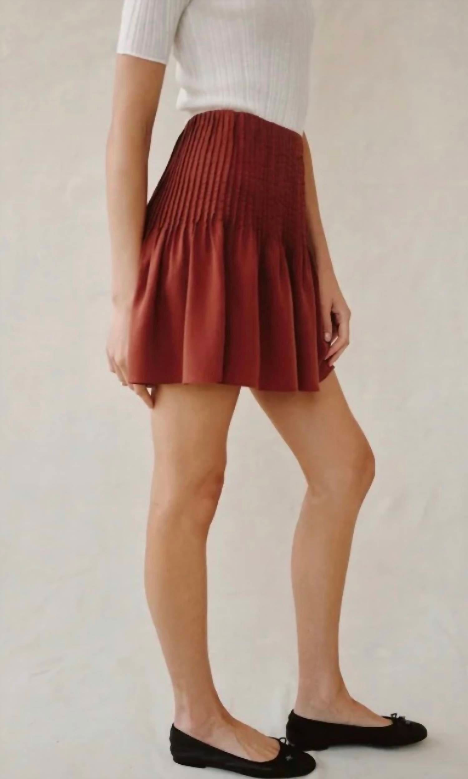Bella Dahl - Pintuck Mini Skirt