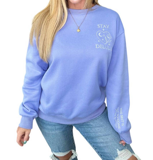 Wlm - Stay Delulu Scuba Sweatshirt