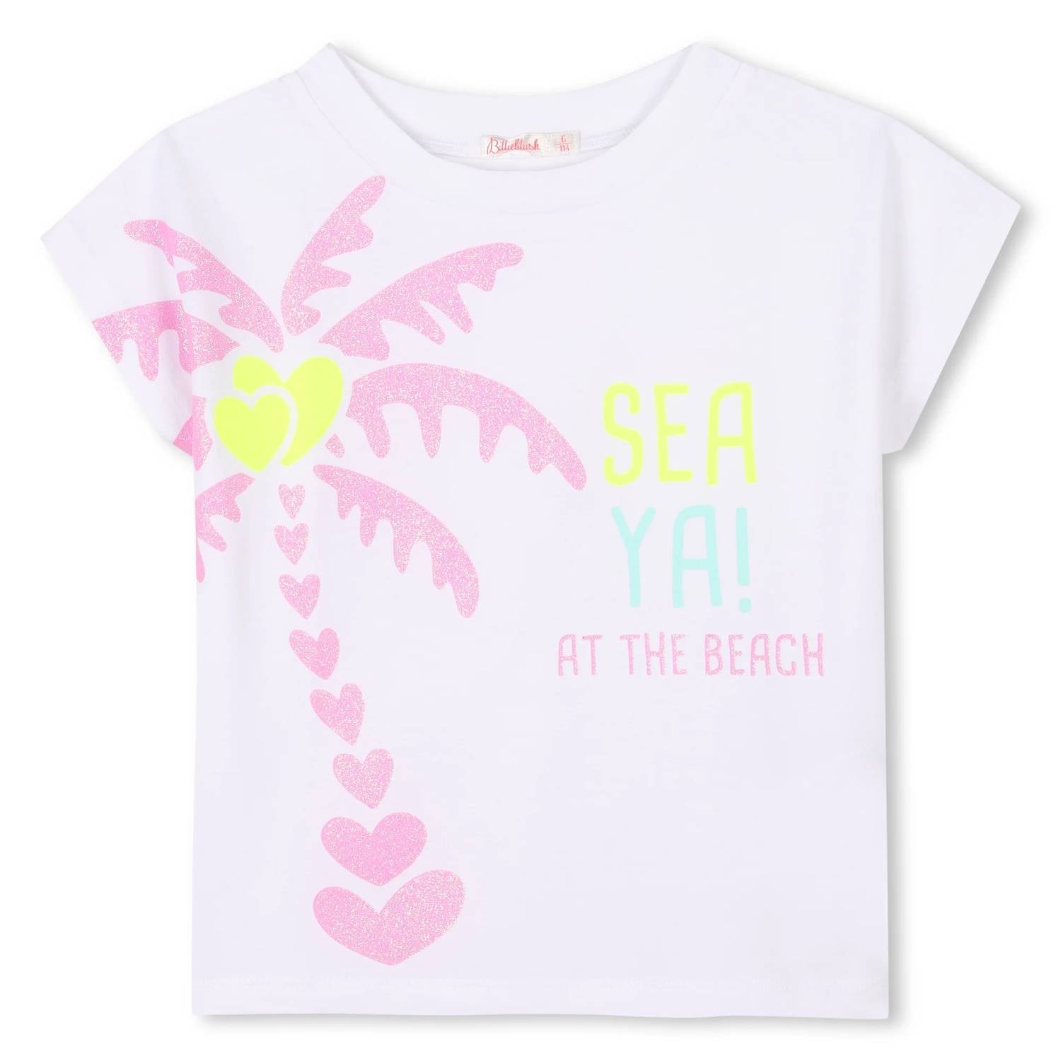 Billieblush - Girls Short Sleeves Graphic Shirt