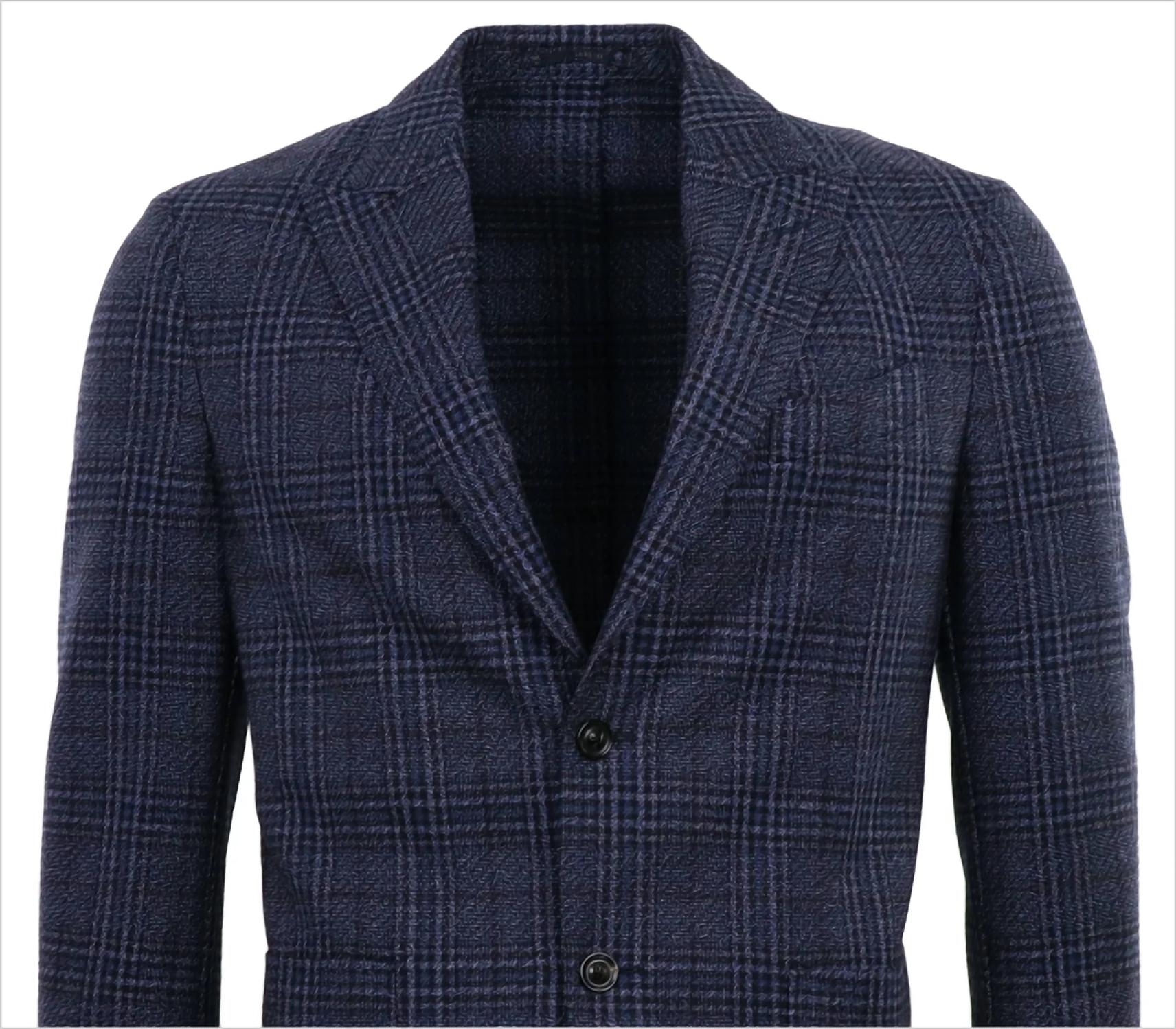 Lardini - Men's Plaid Stretch Blazer
