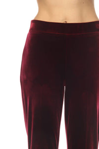 Joseph Ribkoff - Velvet Pull On Flared Pants