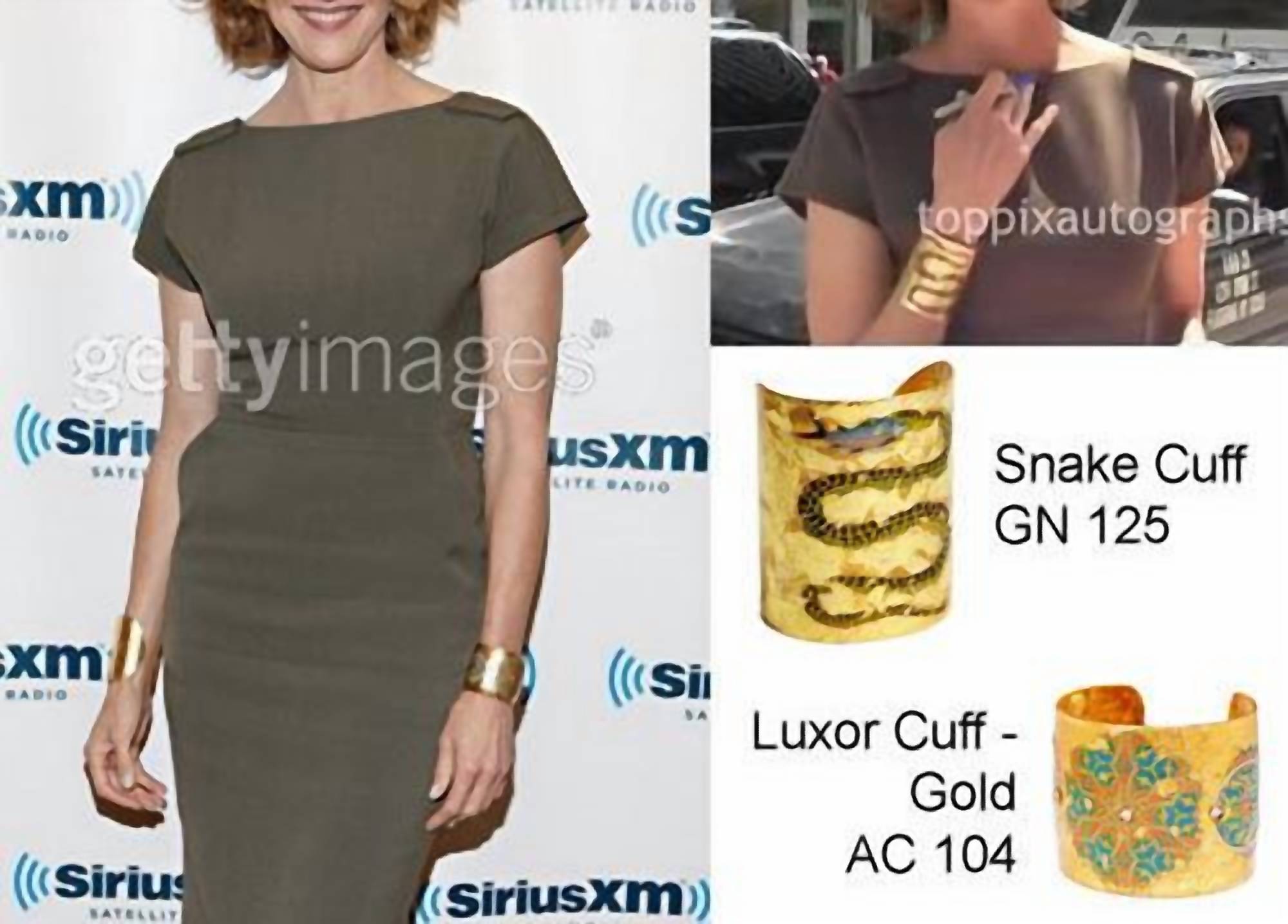 Avenue Chic - Women's Gold Leaf Snake Cuff