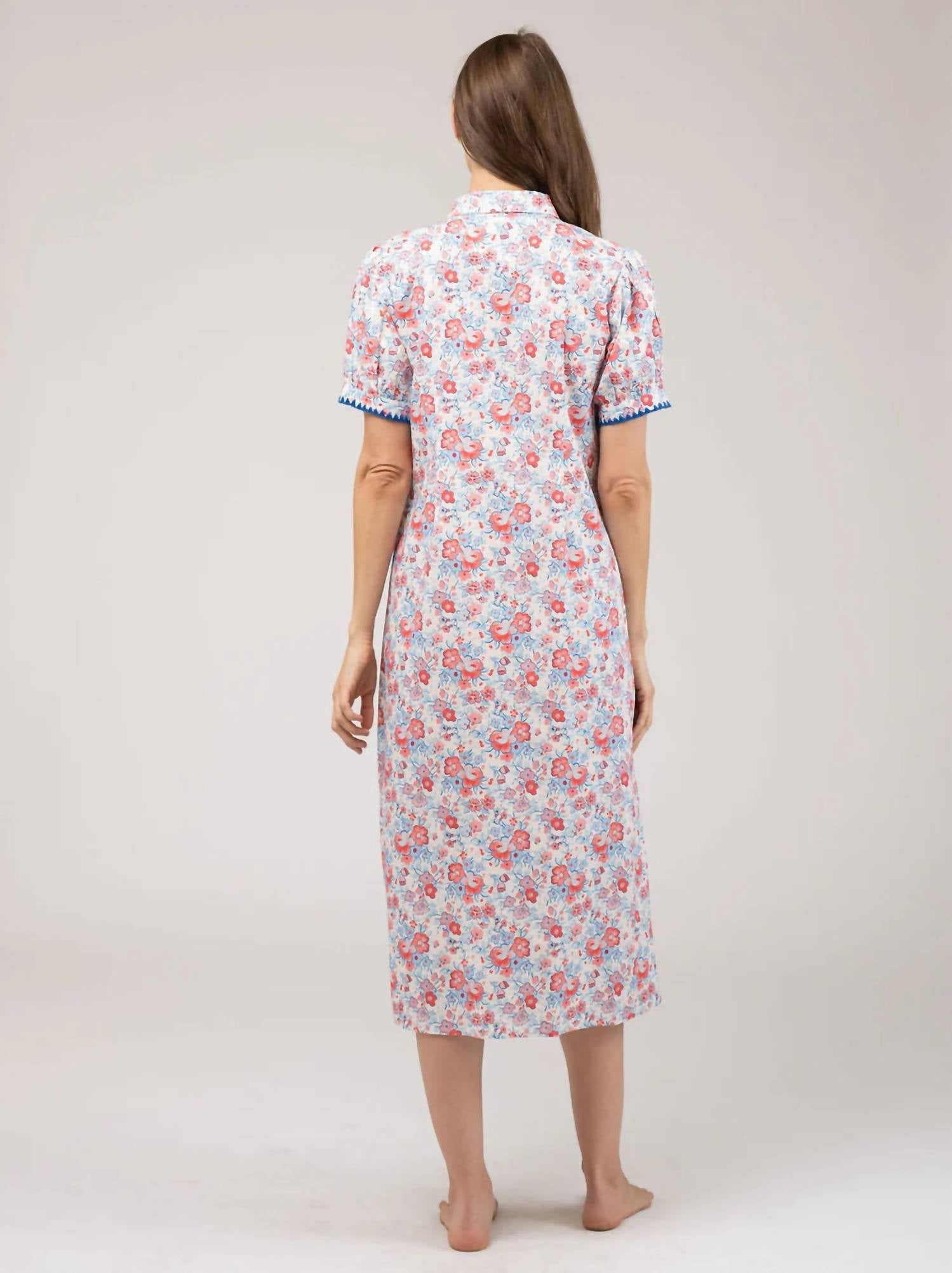 Beau & Ro Garden Kris Dress in pink - women's dress - alternate view