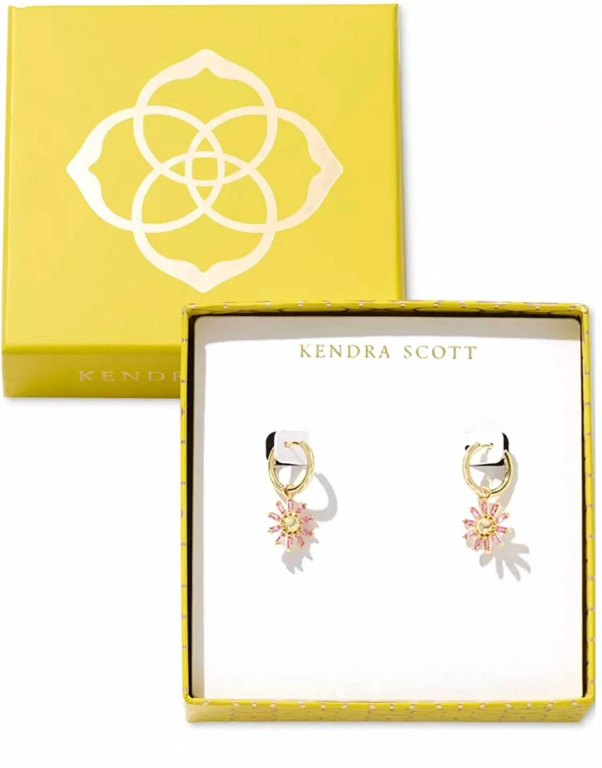 Kendra Scott - Women's Madison Daisy Drop Huggie Hoop Earrings