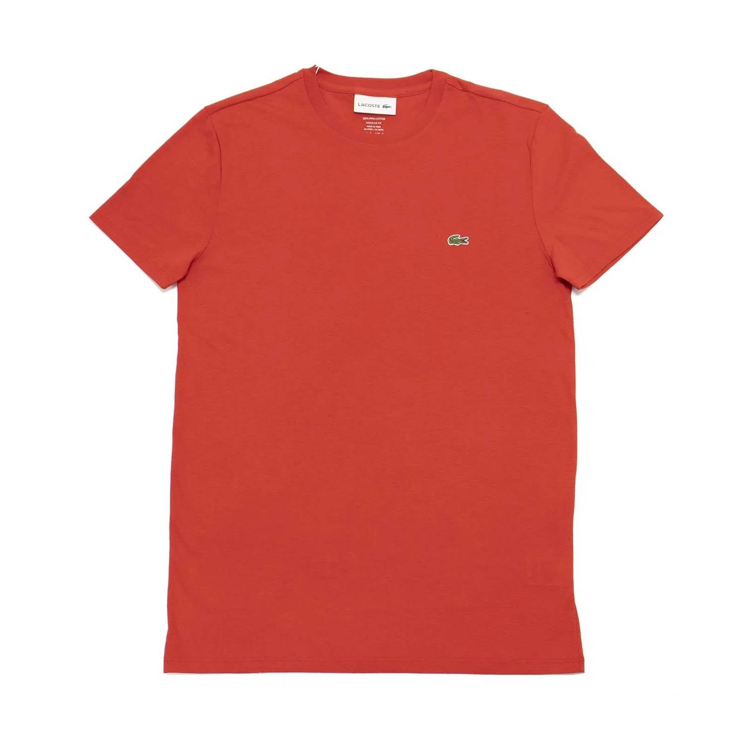 Lacoste - Men's Standard Short Sleeve Pima Crewneck Tee