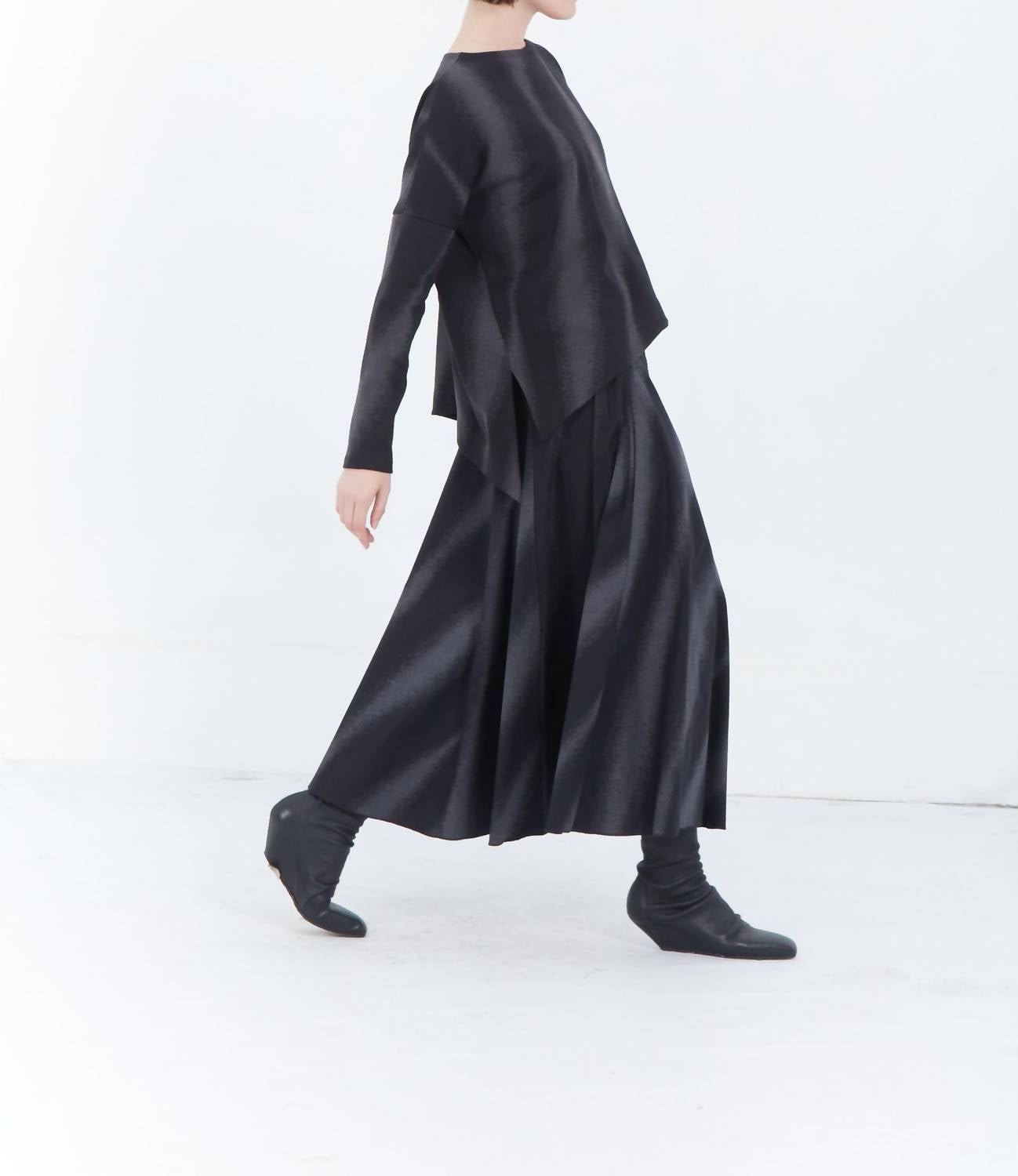 Matthildur - Gable Pima Cotton Midi Skirt
