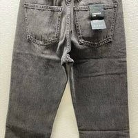Massimo Dutti Women’s High-rise Straight Leg Jeans in black - women's jeans - view 5