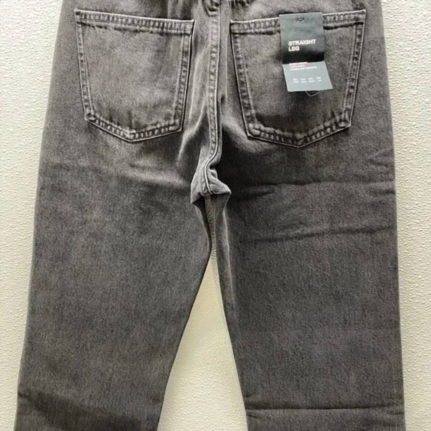Massimo Dutti Women’s High-rise Straight Leg Jeans in black - women's jeans - view 5