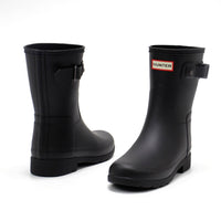HUNTER Women's Original Refined Slim Fit Short Boots in black - women's shoe - view 7