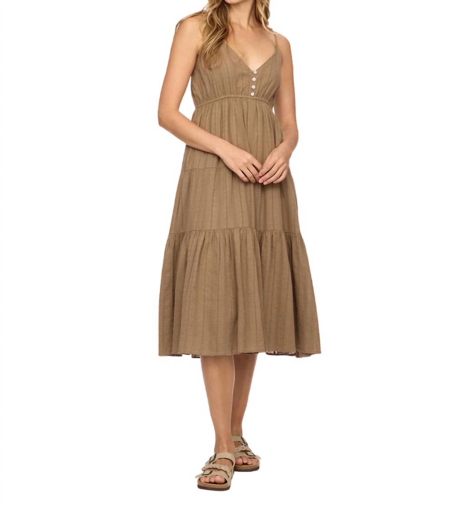 Flags & Anthem - Button Up Dobby Dress