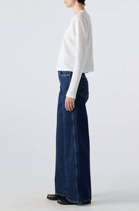 AMO Frida Wide Leg Jeans in splendor - women's jeans - alternate view