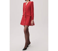 Exquise - Trend V-neck Mini Dress