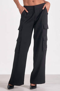 ELAN Raja Cargo Pants in black - women's pants - view 4