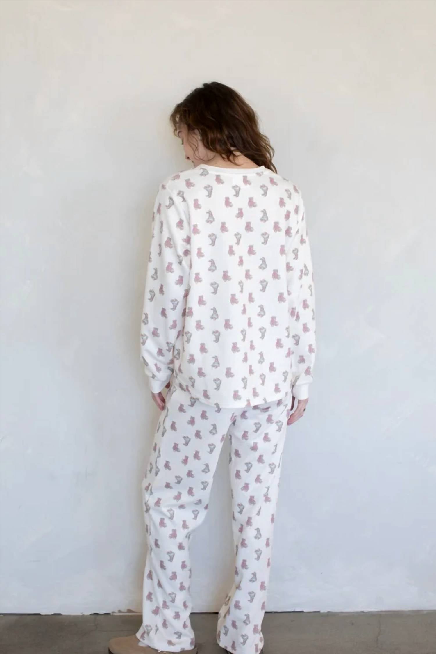 Things Between - Cozy Teddy Thermal Rib Lounge Set
