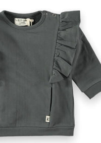 Petit Indi - Girl's Frill Sweatshirt Dress