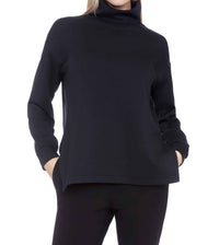 Iltm - Relaxed Fit Long Sleeves Turtleneck Top