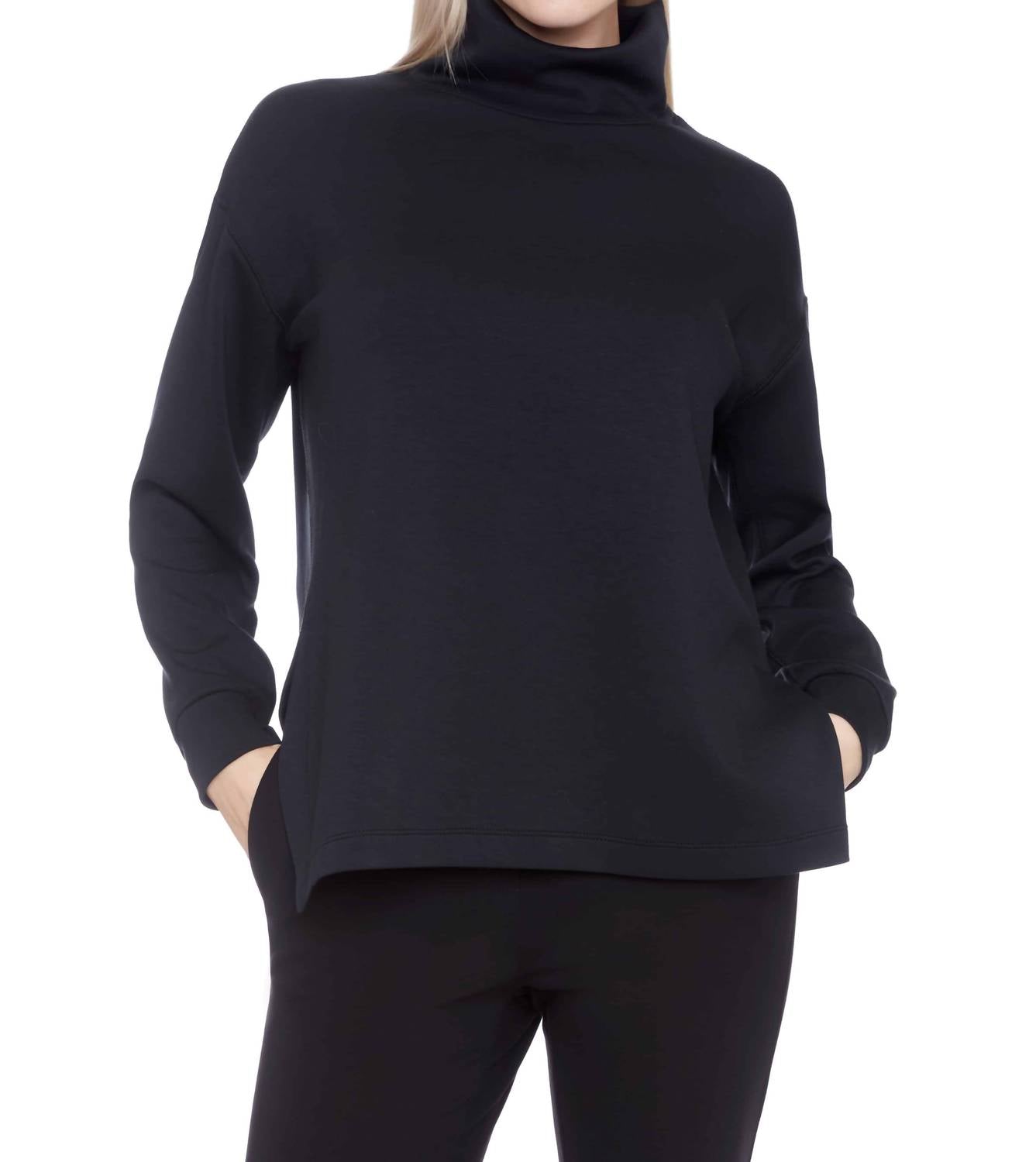 Iltm - Relaxed Fit Long Sleeves Turtleneck Top
