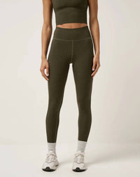 TravisMathew Moveknit Bonded Leggings in grape leaf - women's pants
