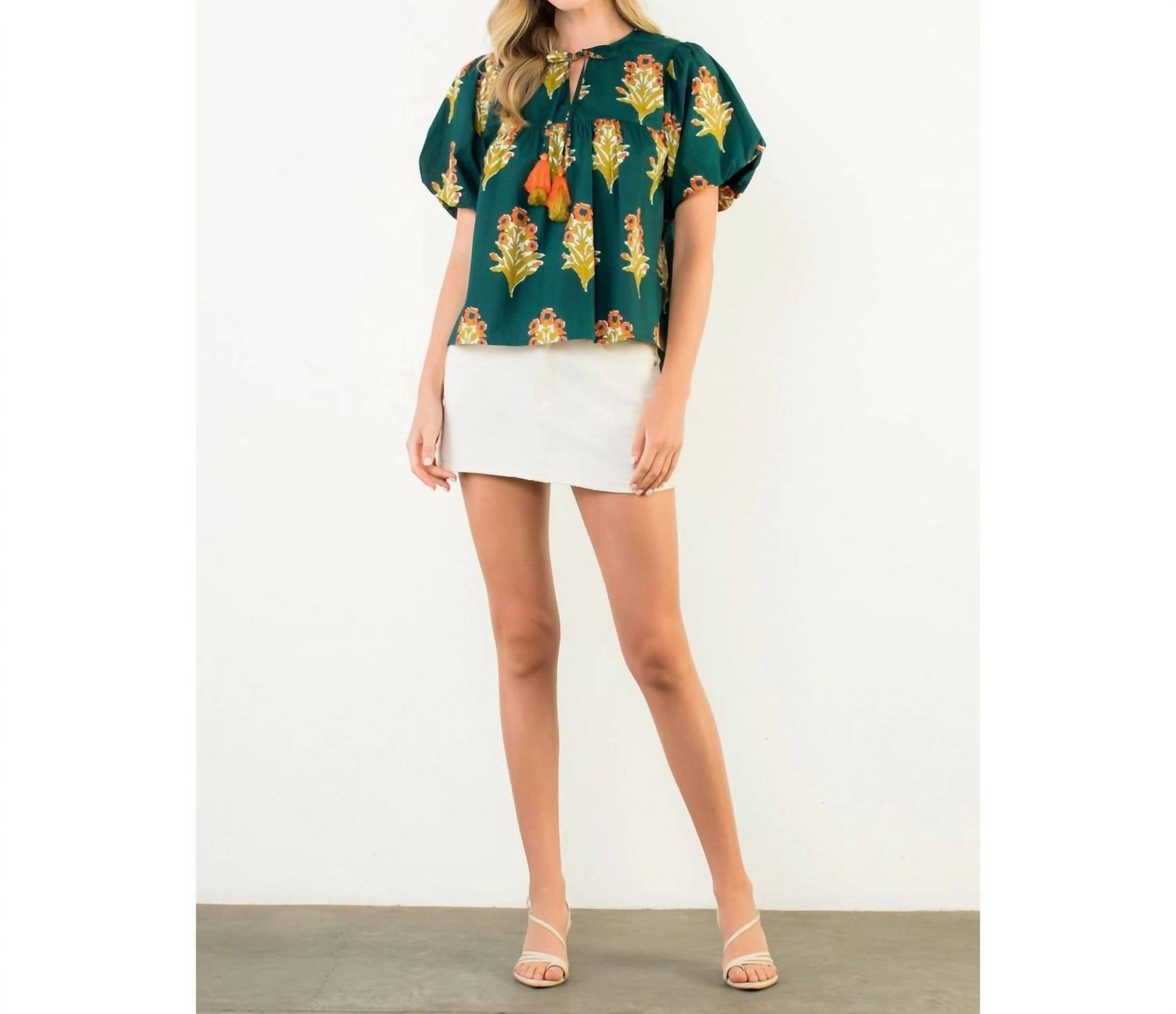 Thml - Mandi Puff Sleeve Top