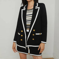 L'Agence - Kenji Oversized Knit Blazer
