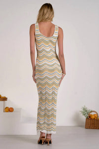 Elan - Women's Scalloped Detailed Maxi Dress