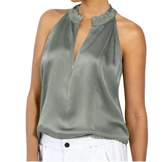 Go By Go Silk - Scuba Cutaway Top