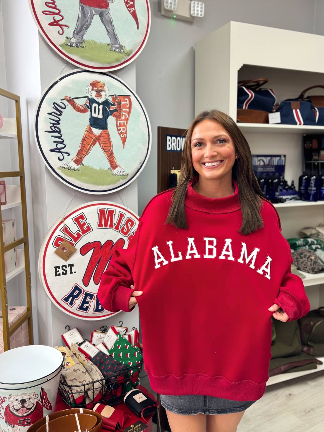 Bucketlist - Alabama Mockneck Sweatshirt