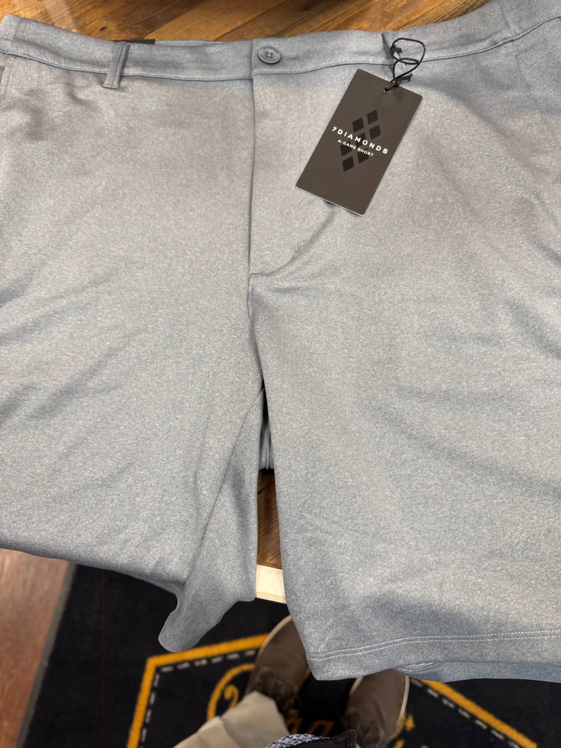7Diamonds A-game Performance Short in grey - men's shorts - alternate view