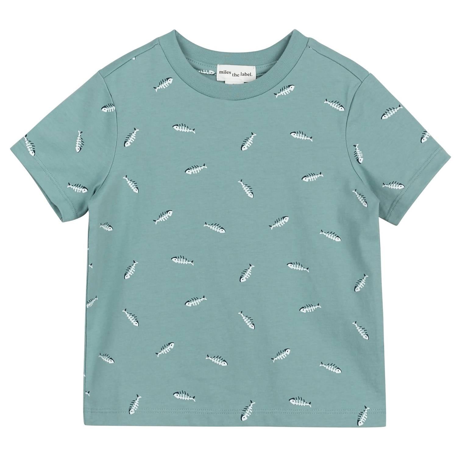 Miles The Label - Boys Fishbone Tee & Short Set