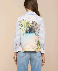 L'Agence - Fawn 3/4 Sleeve Blouse