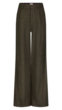 Dl1961 - Women'S - Denim Hepburn Wide Leg High Rise Pleated Pants