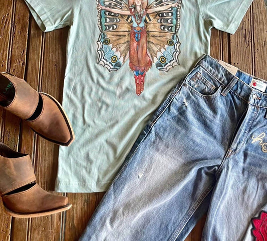 Xoxo - Women's Cowgirl Fly Top