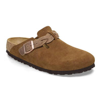 Birkenstock - Women's Boston Braid Suede Oiled Leather Clogs