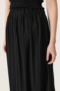 Soaked In Luxury - Sivone Plisse Elastic Waist Maxi Skirt