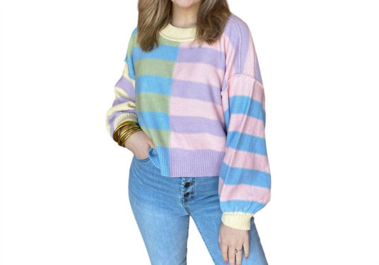 Papermoon - Multi Color Striped Sweater