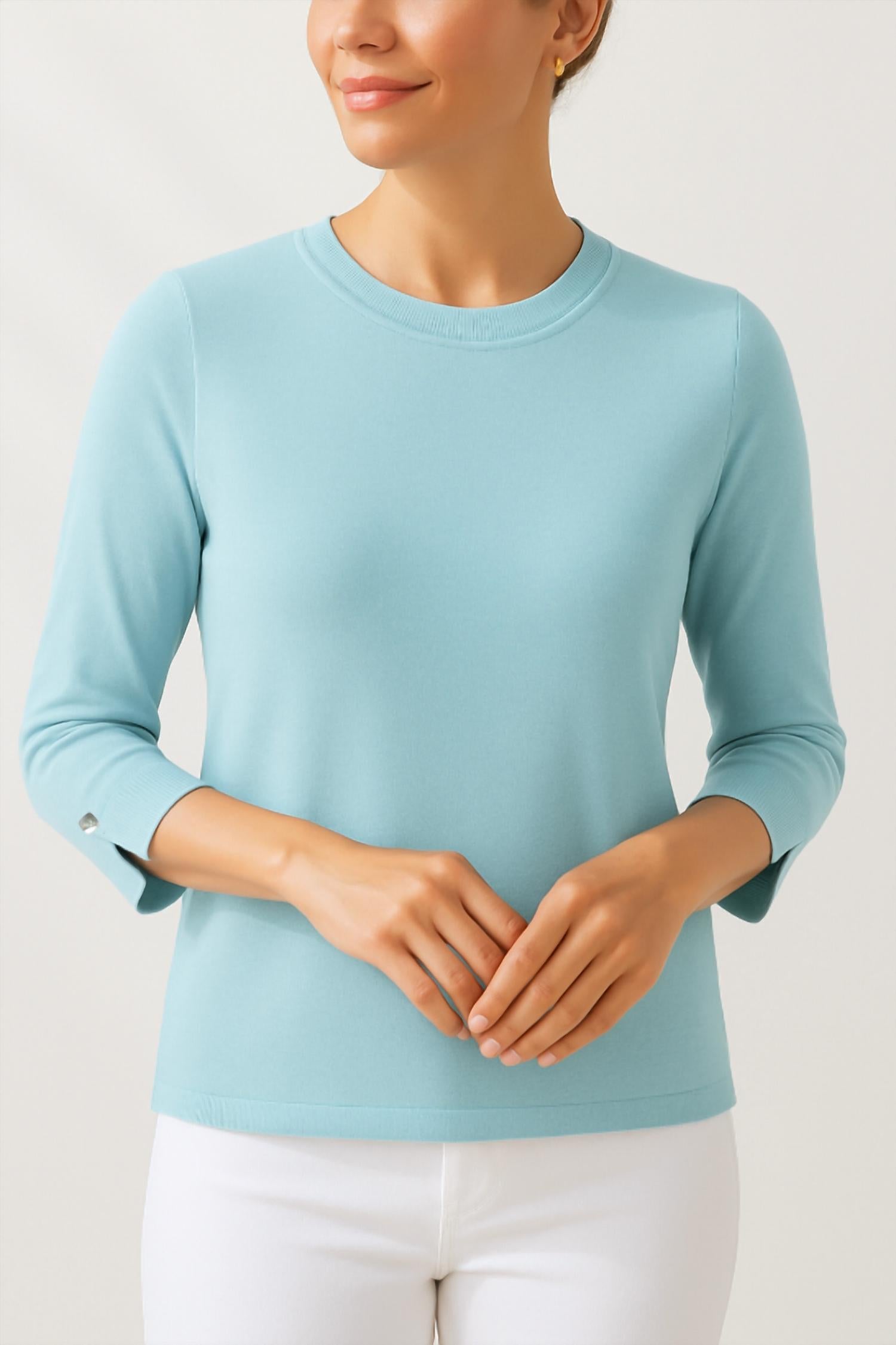 J'Envie/Eli - The Bari 3/4 Sleeve Top