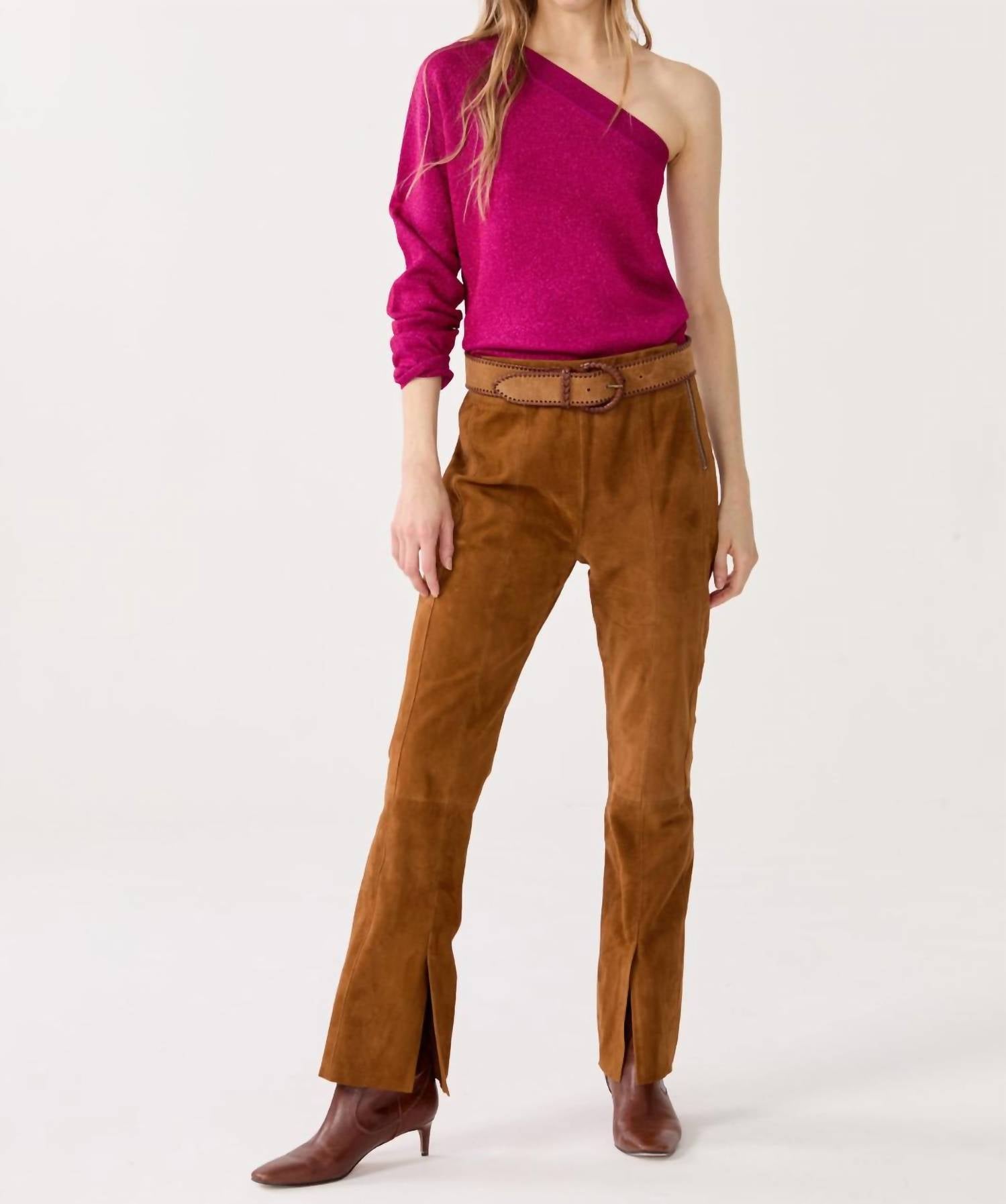 Lanhtropy - Tori Goat Suede Pant