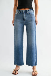 Just Black Denim - High Rise Wide Leg Jean