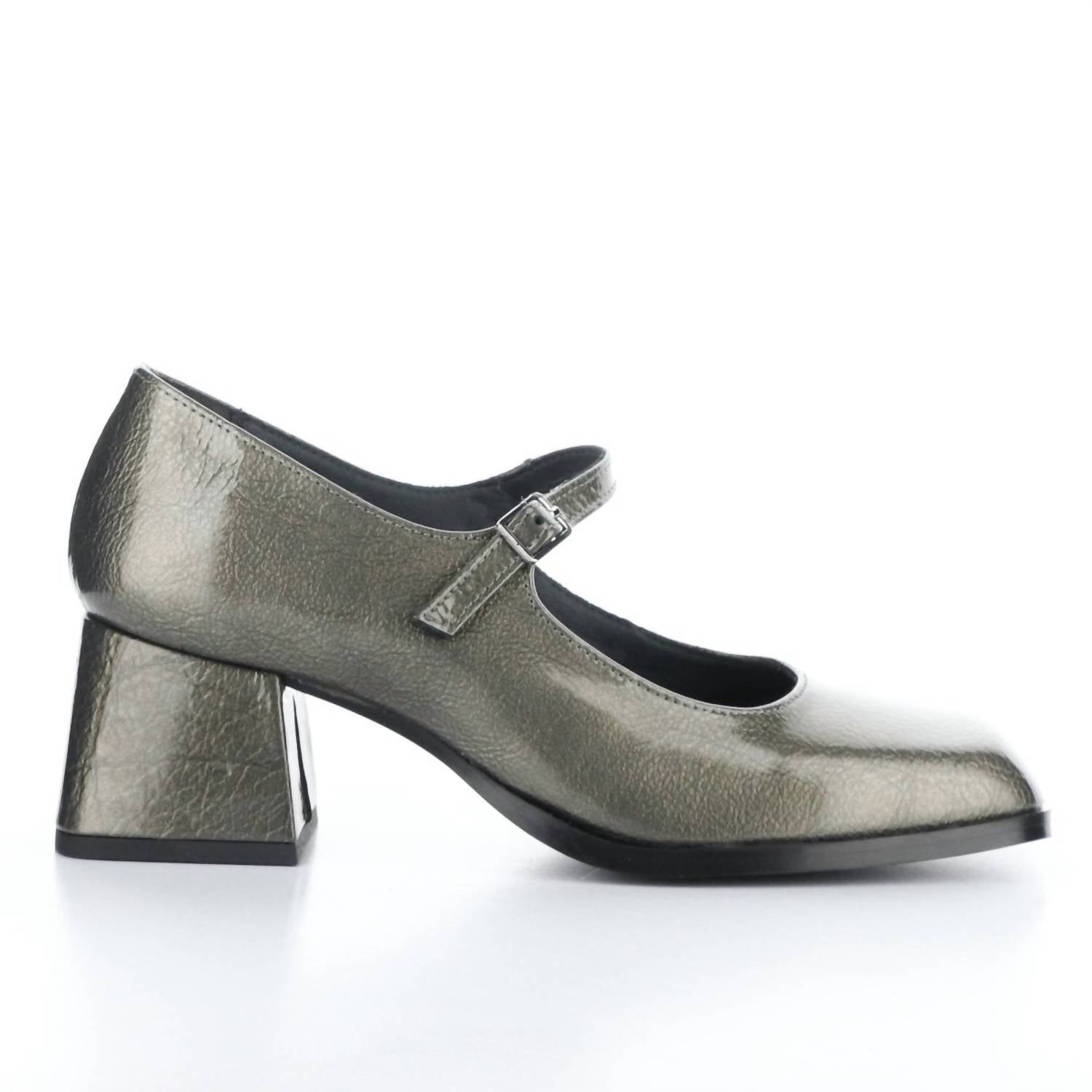 Bos. & Co. Women's Amaya Mary Jane Heels in pewter - women's heels - view 4