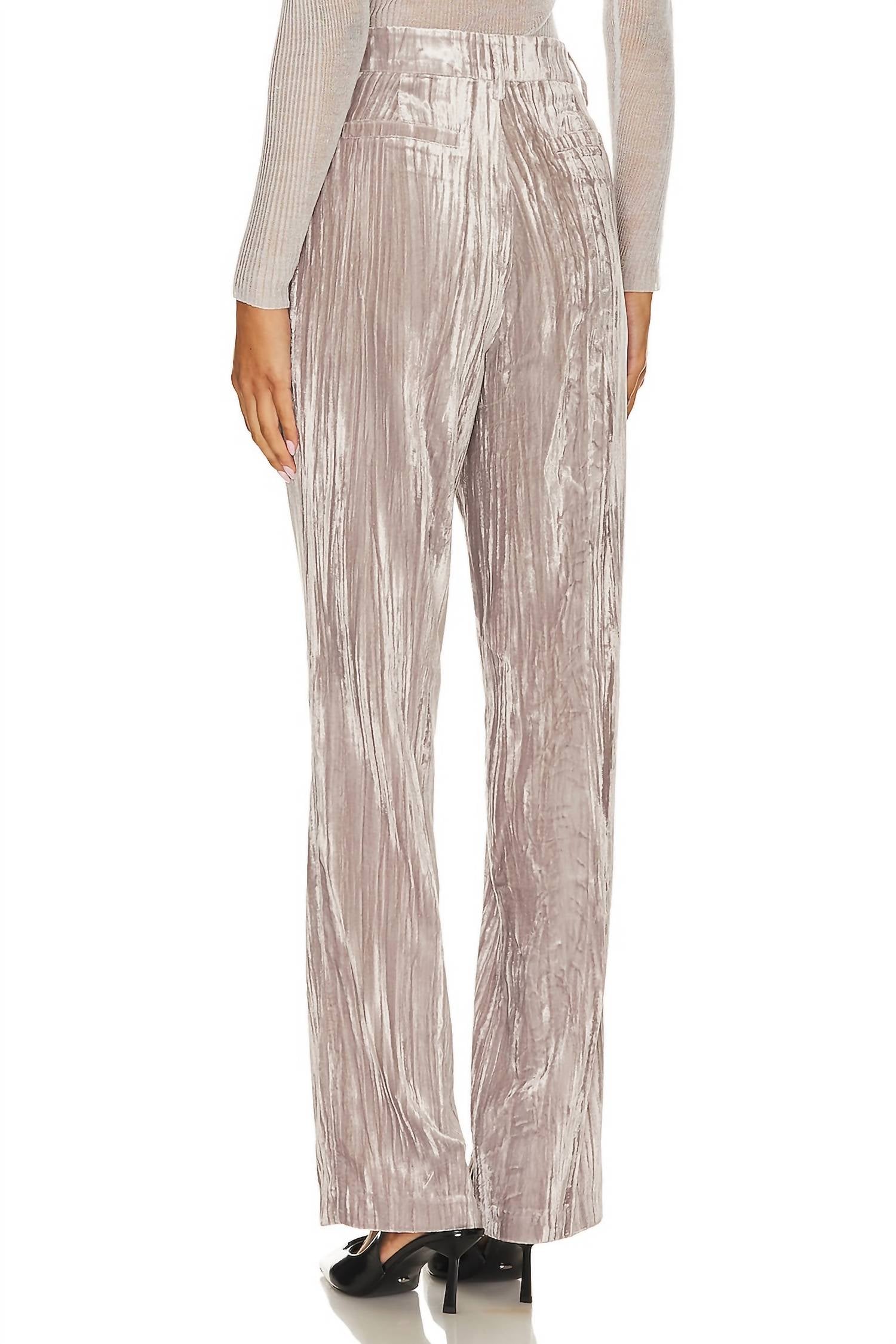 STEVE MADDEN Mercer Velvet Pants - women's pants - alternate view