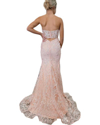 Sherri Hill - Lace Embroidered Gown