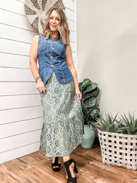 Tribal - Pull On Skirt With Lining