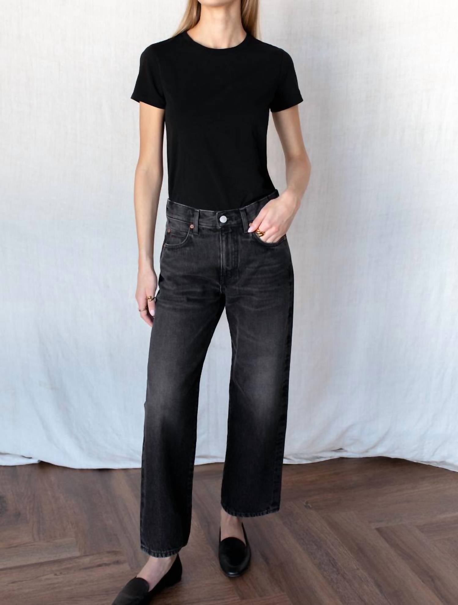 EMERSON FRY Heritage Ankle Jean in black - women's jeans