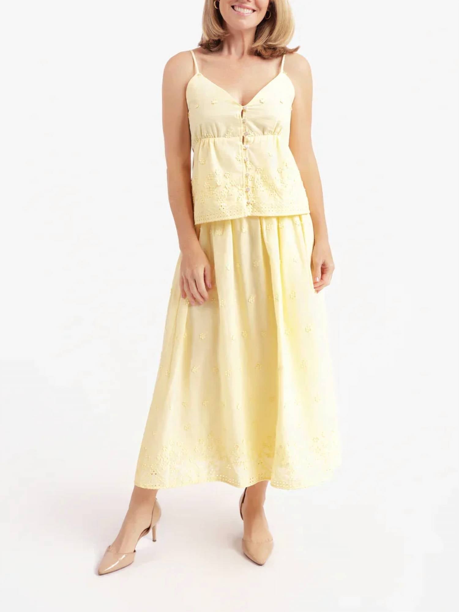 Sadie & Sage - Women's Beachglass Embroidered Tank Top